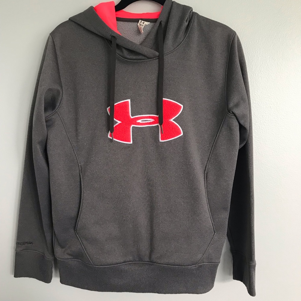 Under Armour Storm Big Logo Hoodie Coldgear Size Small